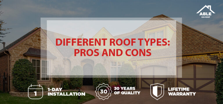 Different Roof Types: Pros And Cons